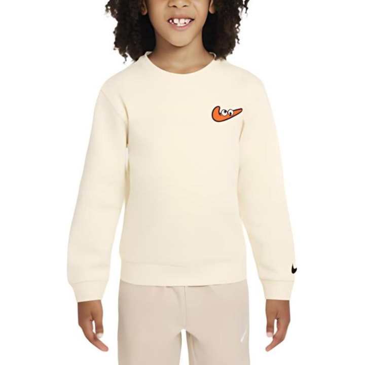 Nike Nike Sweatshirt Sportswear Coconut Milk Children Aged 3 7 Years Old