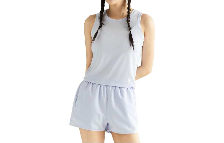 New Balance New Balance COVER UP Tank Tops Women's Blue Crew Neck Moderate Other