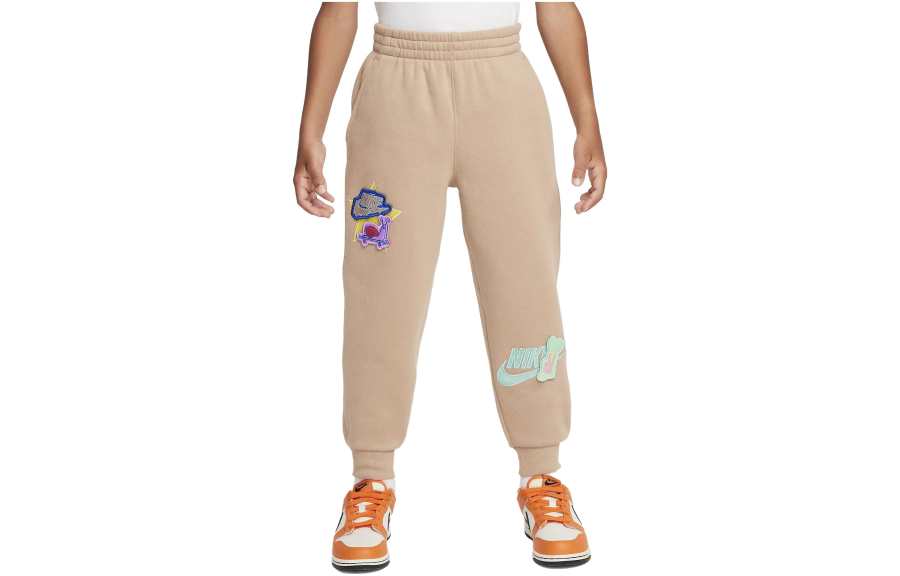 Nike Nike Knitted Sweatpants 'You Do You' French Terry Joggers Khaki Kids'