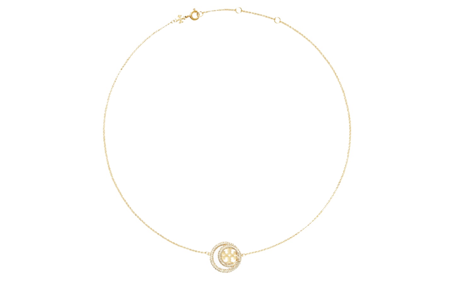 TORY BURCH TORY BURCH Miller Double Ring Pendant Necklace