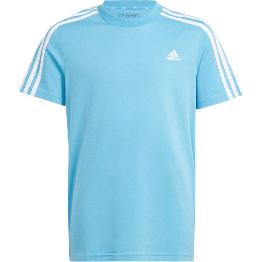 Adidas Adidas T Shirt U 3S Blue/White Teenagers