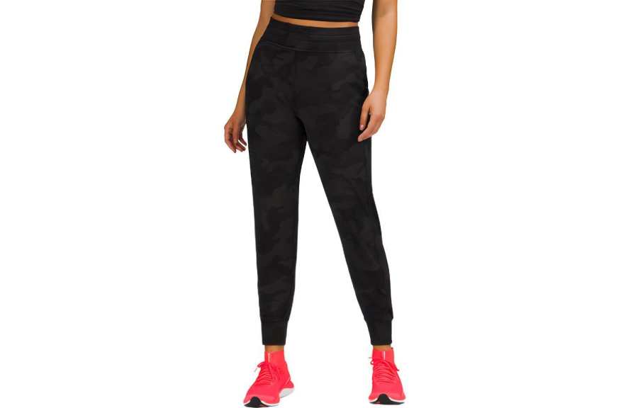 Lululemon Ready To Rulu Casual Pants Women's Camouflage Deep Carbon Multicolor Moderate Cuffed Pants