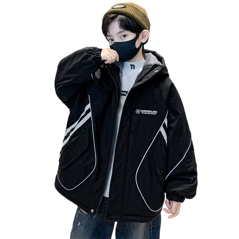 Lanza Lanza Grade School Padded Jackets Hooded Thickened