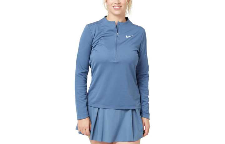 Nike Nike Sweatshirts Women's Blue Stand Collar Moderate Regular
