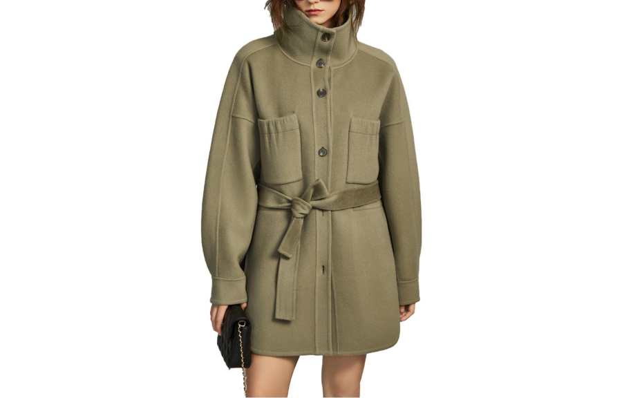 ELLE Coats Women's Jasper Stand Collar Moderate