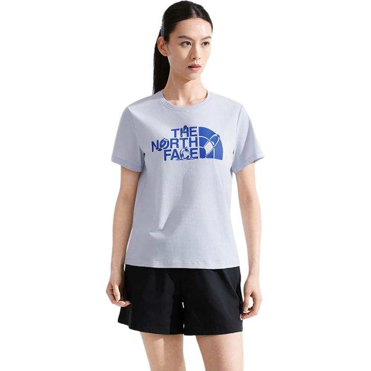 THE NORTH FACE Quick Dry T Shirts Women's Haze Blue