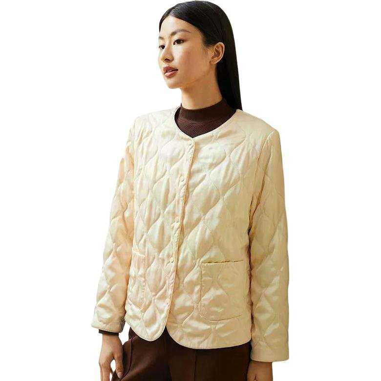 JINSANT Down Jackets Women's Crew Neck Thickened Other