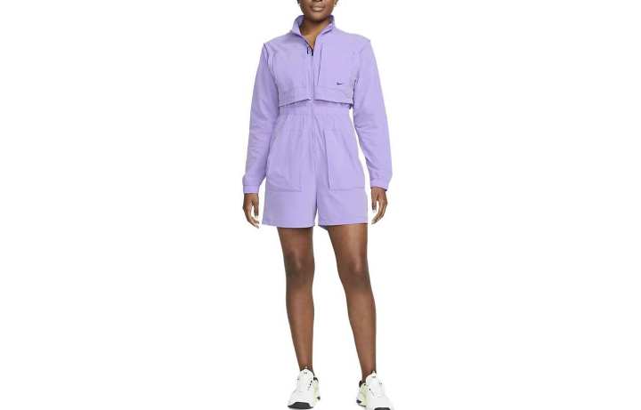Nike Nike Bodysuits Women's Purple Stand Collar Straight Fit