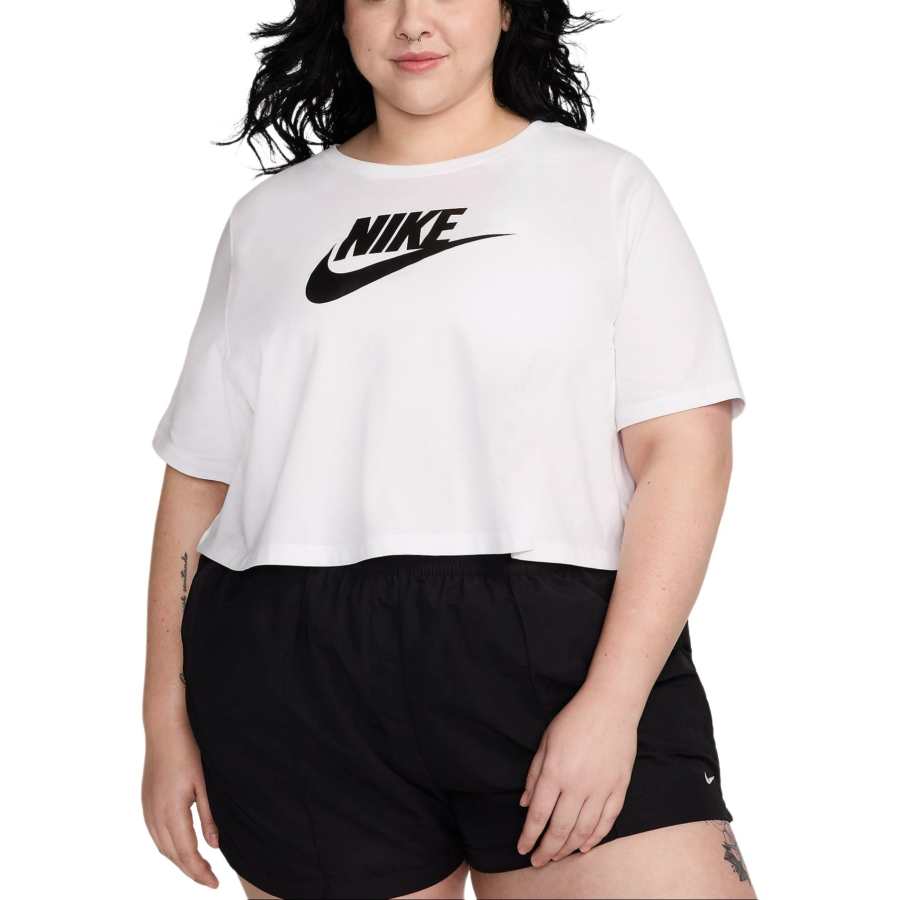 Nike Nike Sportswear Essential Women's Cropped Logo T Shirt Plus Size