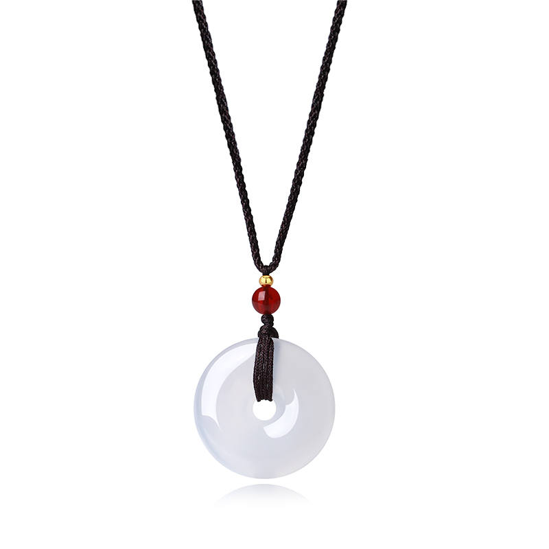 Shiban Chalcedony Necklaces Unisex