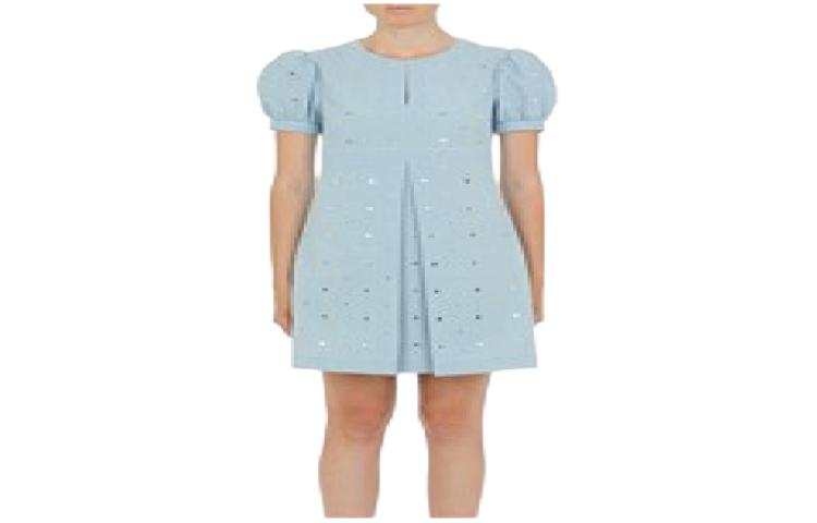 MOSCHINO Short Sleeved Dress Women's Blue