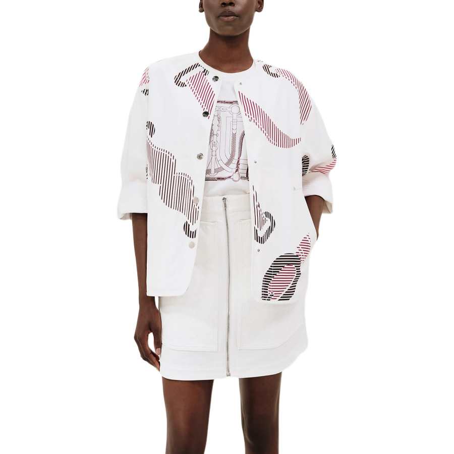 HERMES HERMES Jackets & Coats Women's Natural White