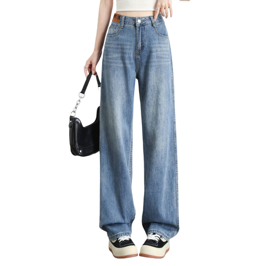BALENO Jeans Women's Vintage Blue Moderate Wide Leg Pants