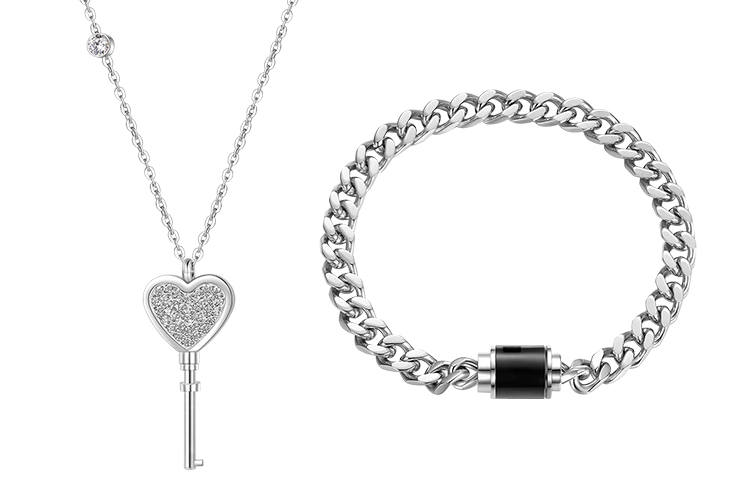 ZEGL Titanium Steel Necklaces Unisex