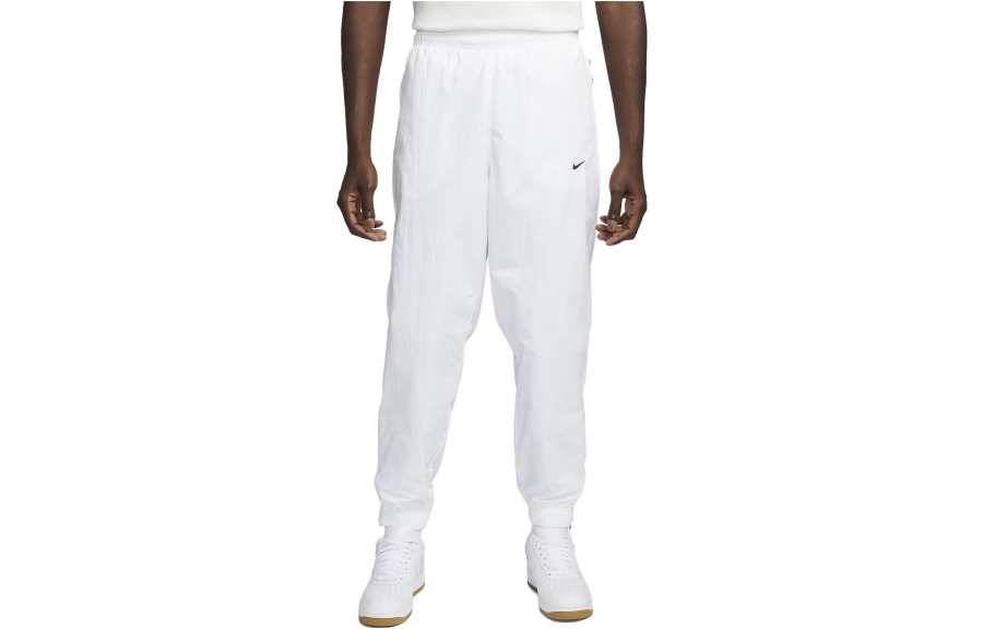 Nike Nike Sportswear Solo Swoosh Knitted Sweatpants Men's White