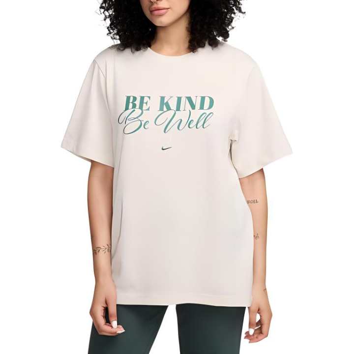 Nike Nike Drop Shoulder Sleeve T Shirt Women's Milk White