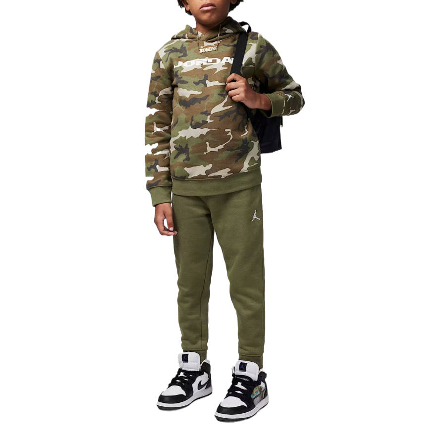Jordan Jordan Casual Sportswear MVP Green Camouflage Children Aged 3 7 Years Old