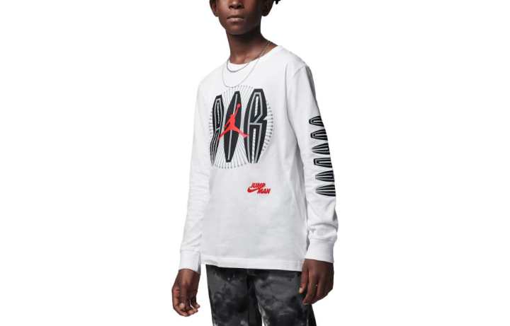 Jordan Jordan Kids T Shirts Crew Neck Moderate