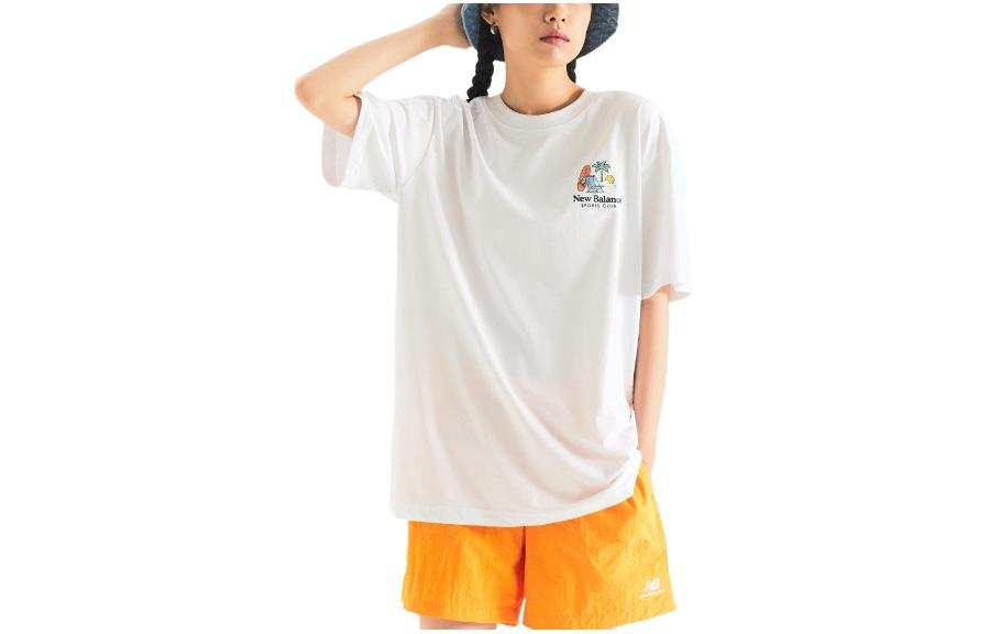 New Balance New Balance Surfer Regular T Shirt Women's White