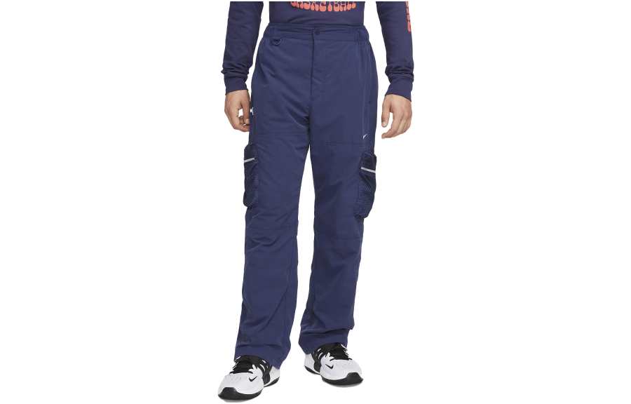 Nike Nike Knitted Sweatpants Men's Midnight Marine Moderate Straight Fit Pants