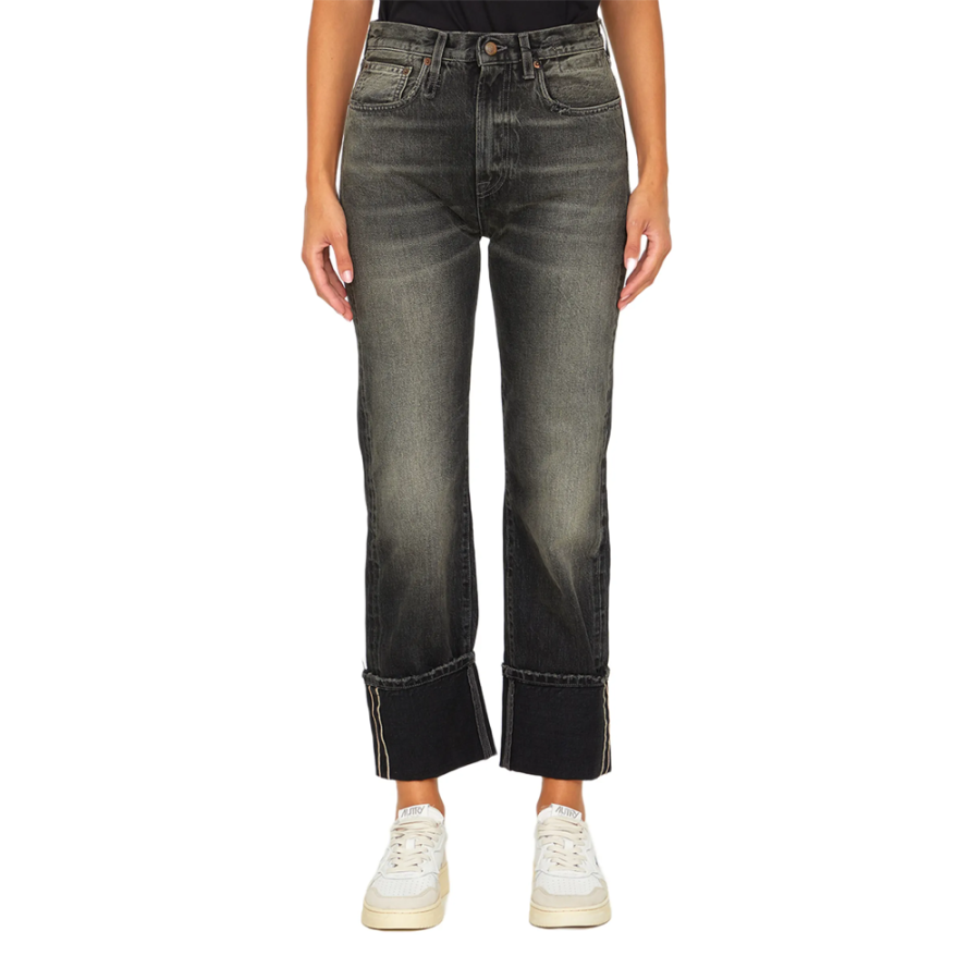 R13 【Previous Season】light-wash straight-leg jeans