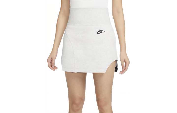 Nike Nike SS24 Sportswear Tech Fleece Casual Short Skirts Women's Light Gray