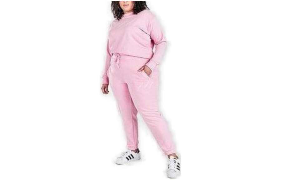 Adidas Adidas Casual Pants Women's Pink Moderate Cuffed Pants