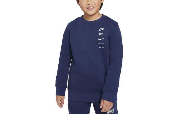 Nike Nike Sweatshirt Sportswear Standard Issue Marine Blue Kids'