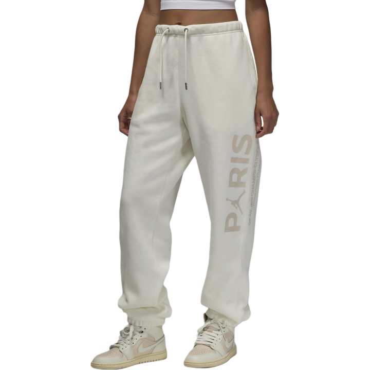 Jordan Jordan Paris Saint GermainBrooklyn Fleece FW24 Casual Pants Women's White