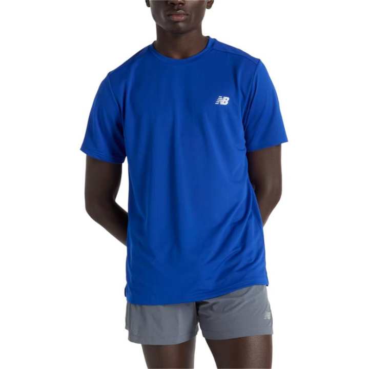 New Balance New Balance T Shirts Men's Blue Crew Neck
