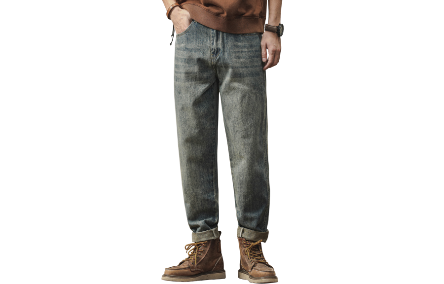 Jeep Jeans Men's Moderate Straight Fit Pants