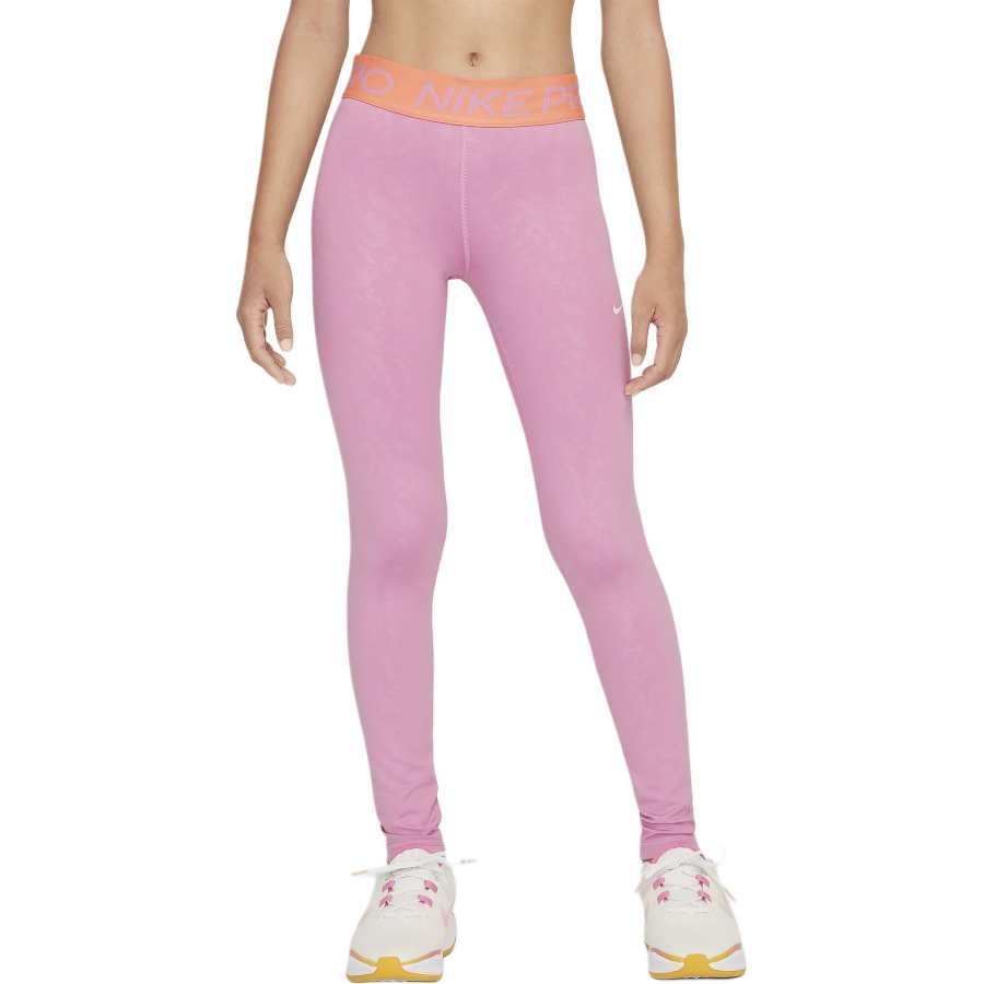 Nike Nike Full Length Pants Dri FitPro Magic Flamingo/Shallow Mango/White Kids'