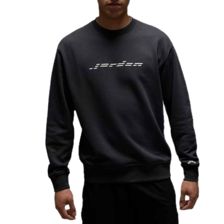 Jordan Jordan Sweatshirts Men's Black Crew Neck Moderate Regular
