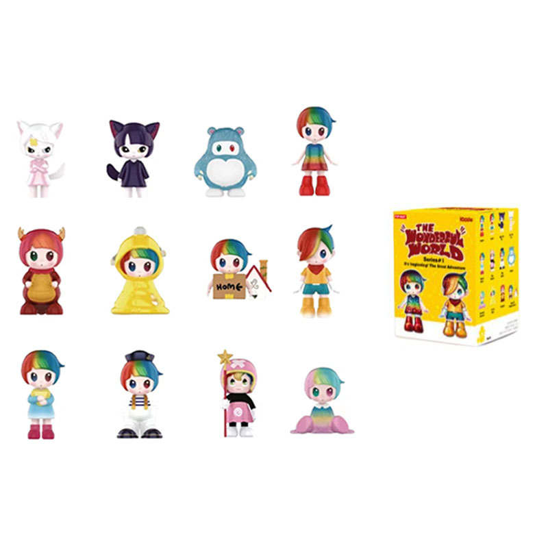 POP MART POP MART Wonder Planet Collection Mystery Boxes Single Mystery Box/Whole Box 12 Pcs