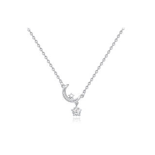 MGS Zircon Alloy Minimalist Advanced Elegance Elegant Romantic Delicate Vintage Luxurious Atmosphere Gentle Necklace