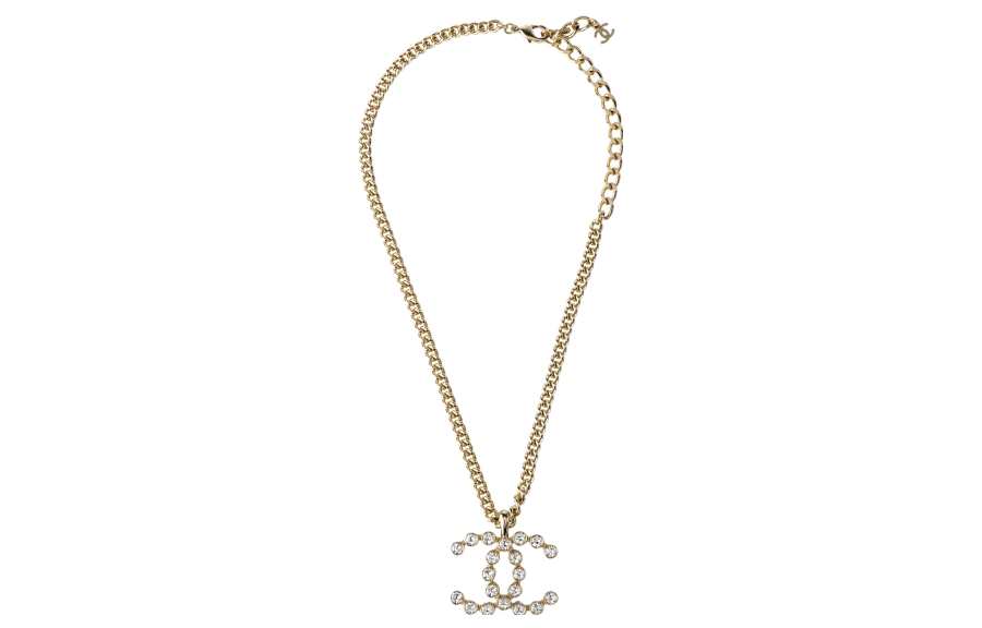 CHANEL CHANEL Double C Metal Necklaces Unisex
