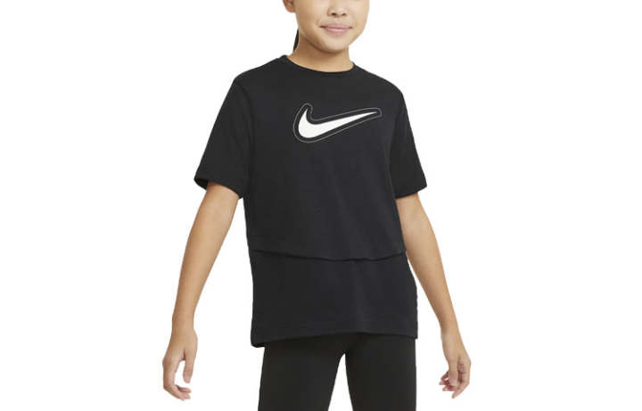 Nike Nike Dri Fit T Shirt Trophy Black Kids'