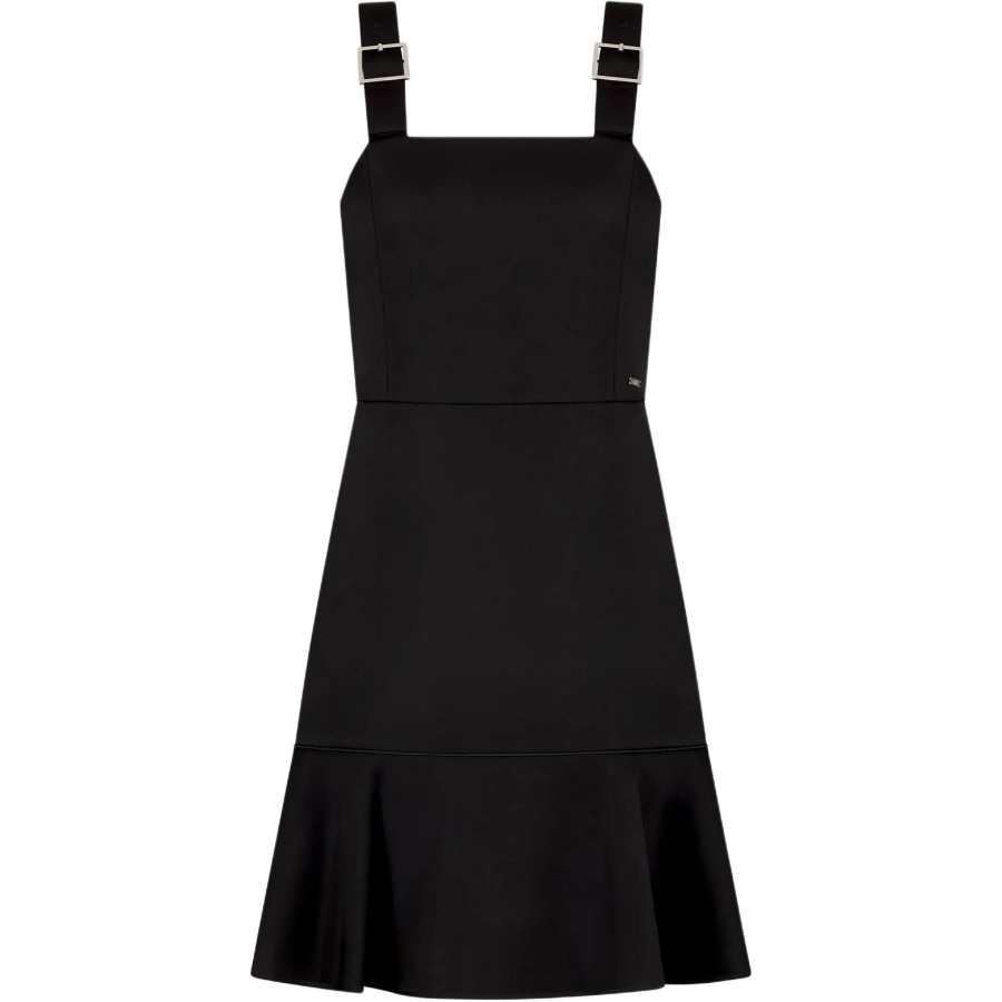 ARMANI EXCHANGE Armani Exchange buckle-strap flared mini dress