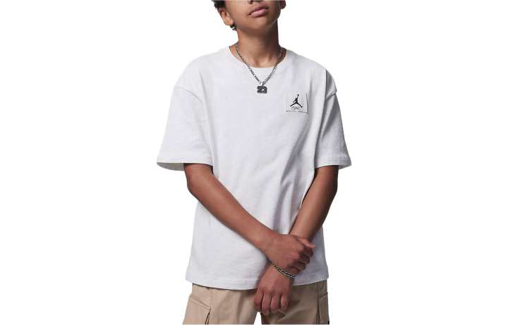Jordan Jordan T Shirt Color Adjustment Sail White Kids'