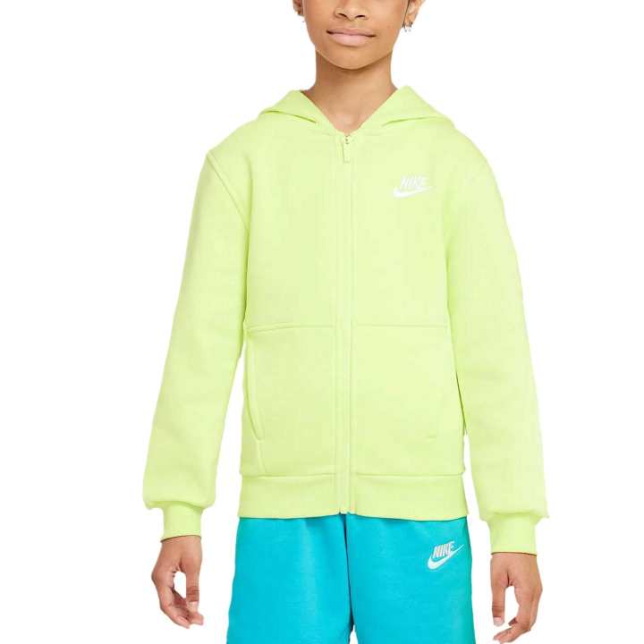 Nike Nike Sweatshirt Sportswear Club Light Lemon Twist/White Teenagers