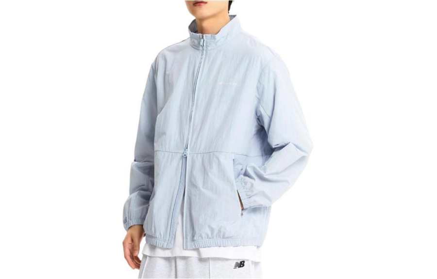 New Balance New Balance UNI ESS Trench Coat Men's Light Blue