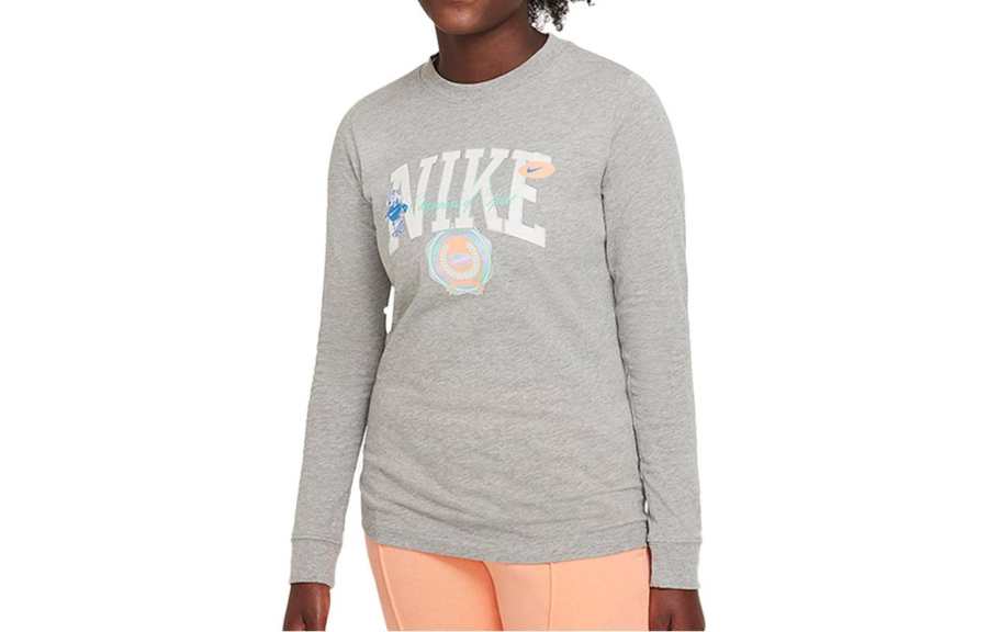 Nike Nike Sports Life Collection T Shirt Gray Kids'