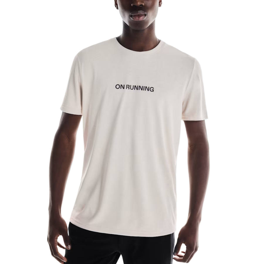 On On T Shirts Men's Sand Crew Neck Moderate