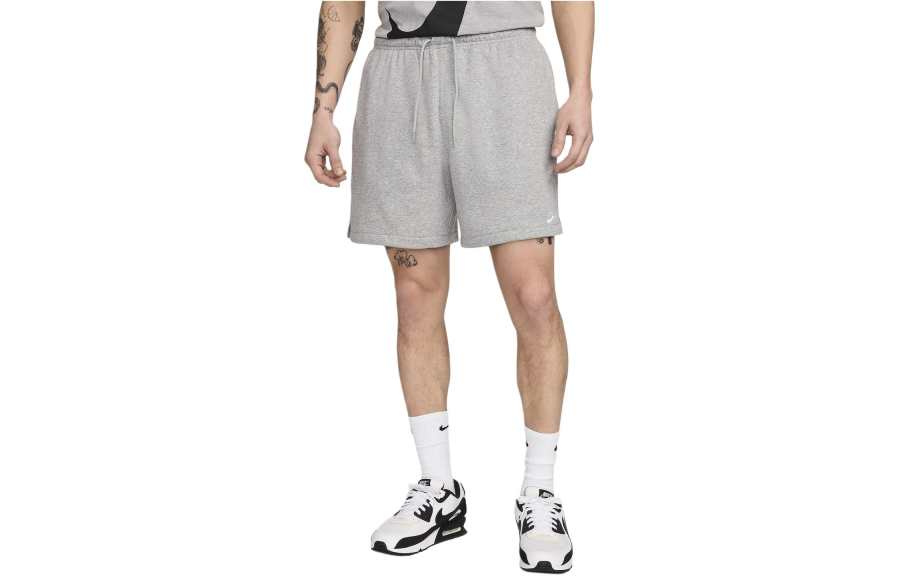 Nike Nike Men's French Terry Flow Shorts Casual Shorts Men's Light Smoke Gray