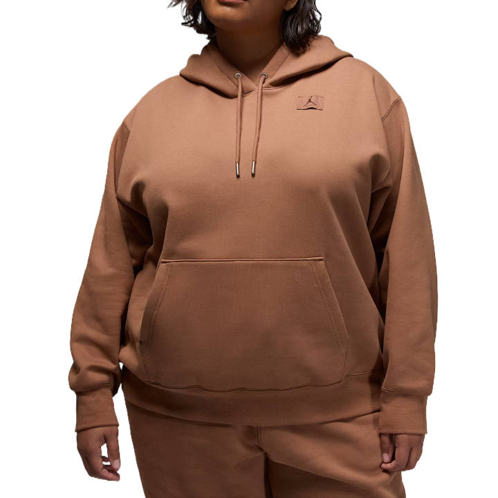 Jordan Jordan Flight Fleece Women's Satin Lined Pullover Hoodie Plus Size