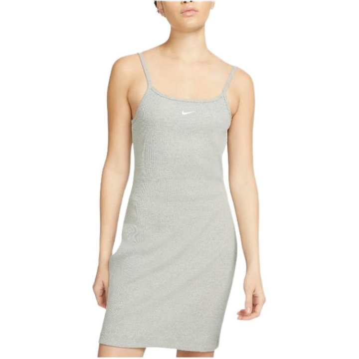 Nike Nike Slip Dresses Women's Light Gray Square Collar Moderate Mid Length