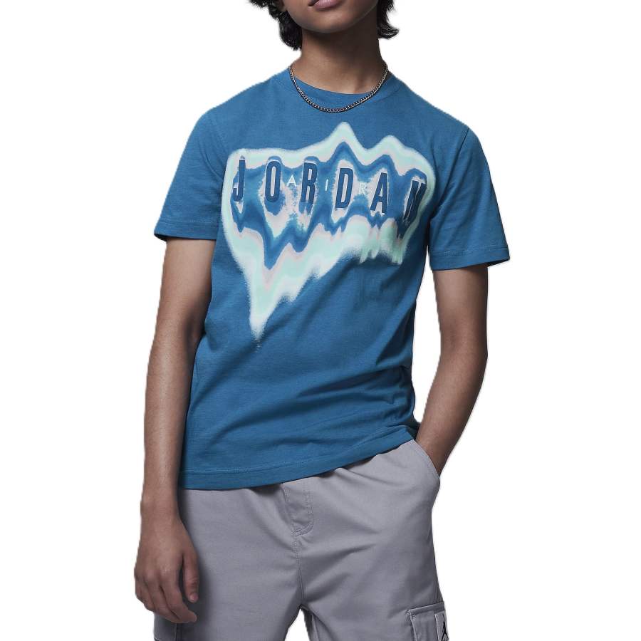 Jordan Jordan Air Heat Map Graphic T Shirt T Shirt Industrial Blue Kids'