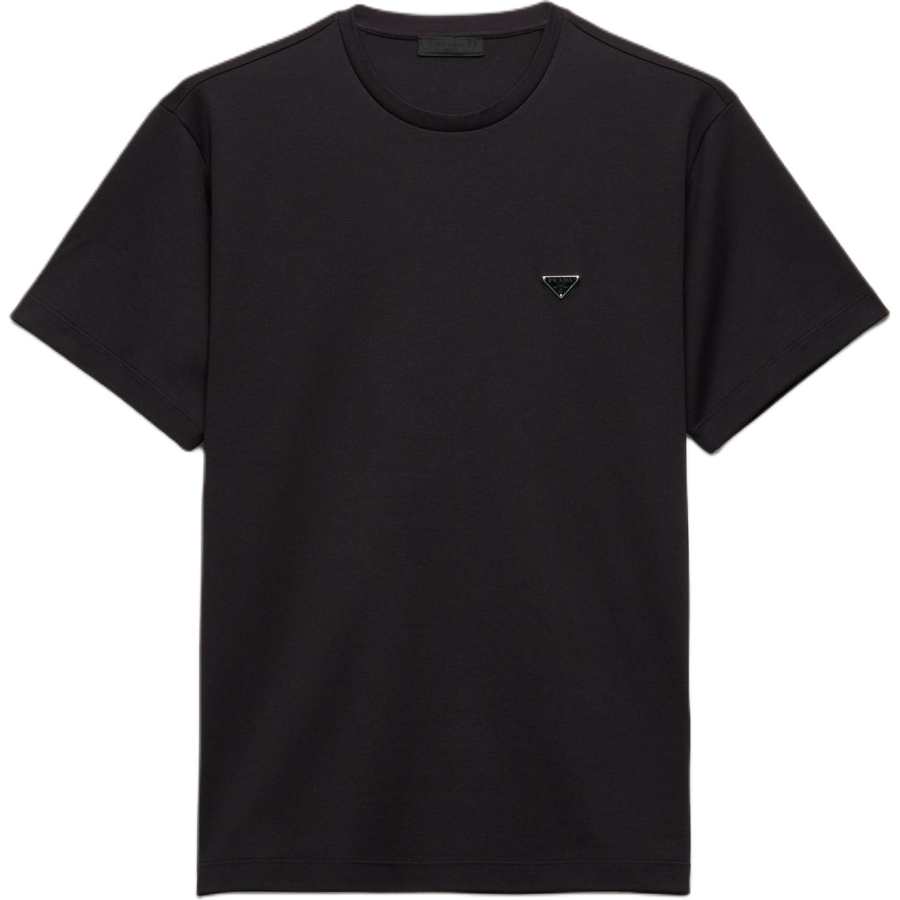 PRADA Prada logo-plaque T-shirt