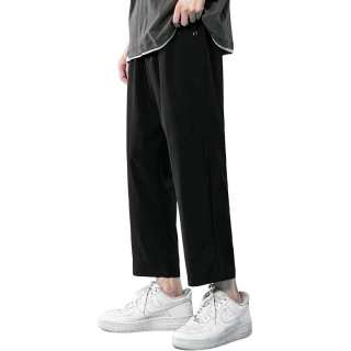Mimx Homme Casual Pants Unisex Thin Straight Fit Pants