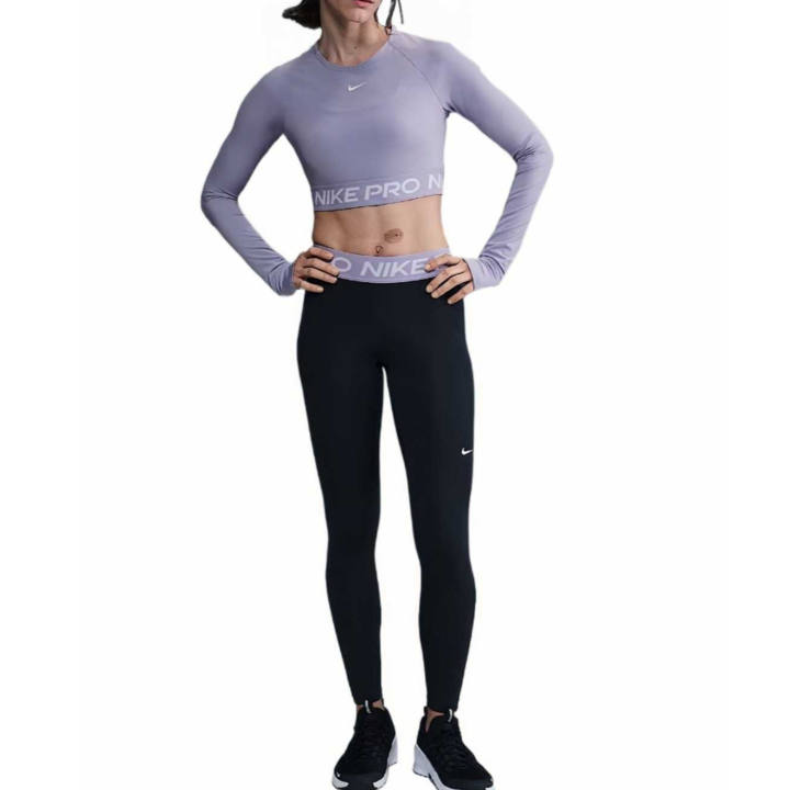 Nike Nike Pro Women's Dri FIT Cropped Long Sleeve Top